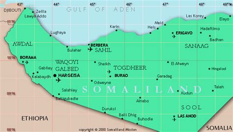 Somaliland • Map •