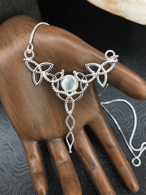 Celtic Trinity Knot Necklace Irish Trinity Knot Necklace With