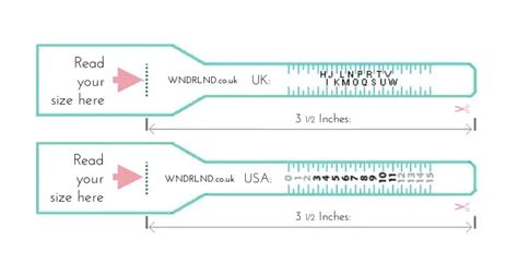 Printable Ring Size Tool