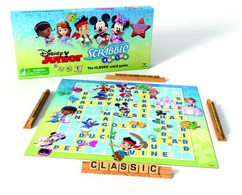 Disney Junior Scrabble Board Game Board Games Messiah
