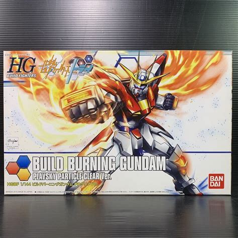 HGBF 1 144 Build Burning Gundam Plavsky Particle Clear Gundam Build