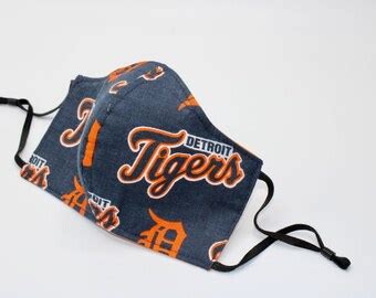 Detroit Tigers Face Mask Etsy
