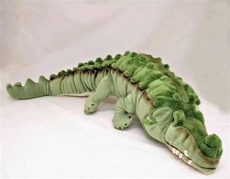 Large Crocodile Soft Plush Toy Stuff Animals Agro 3384cm Bocchetta