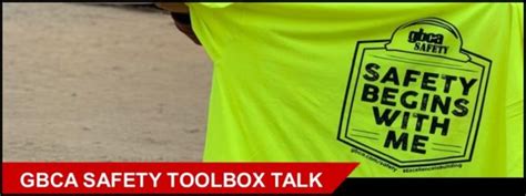Gbca Safety Toolbox Talk Near Misses Are Warnings