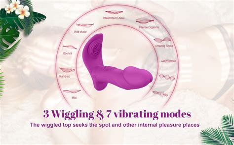 Wiggling Wearable Vibrator Mimic Finger Sexy Slave Sam Quiet Panty Vibrator With Remote 3