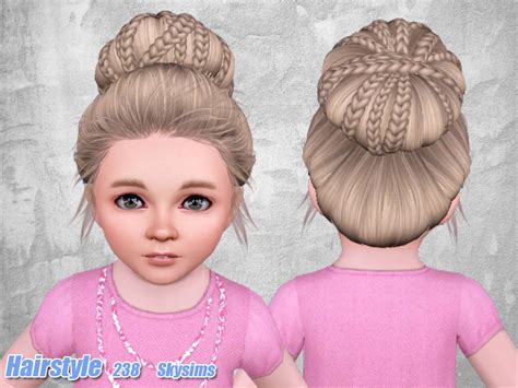 The Sims Resource Skysims Hair Toddler 238