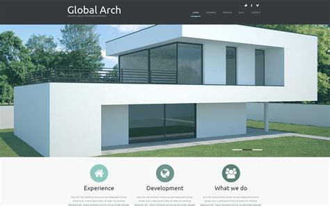 Architektur Responsive Joomla Vorlage - TemplateMonster