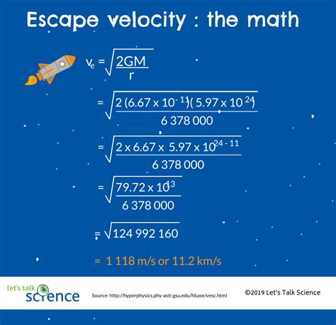 Escape Velocity Lets Talk Science