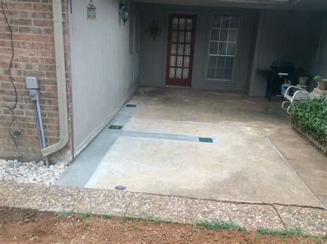 Dig a channel 500mm deep. Back patio drainage system | Landscaping company, French ...
