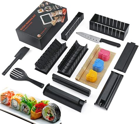 Buy Nnewvante 15 In 1 Sushi Making Kit Sushi Roller Kit With 8 Sushi
