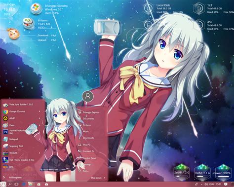 Nao Tomori Windows 10 Theme By Desonime On Deviantart