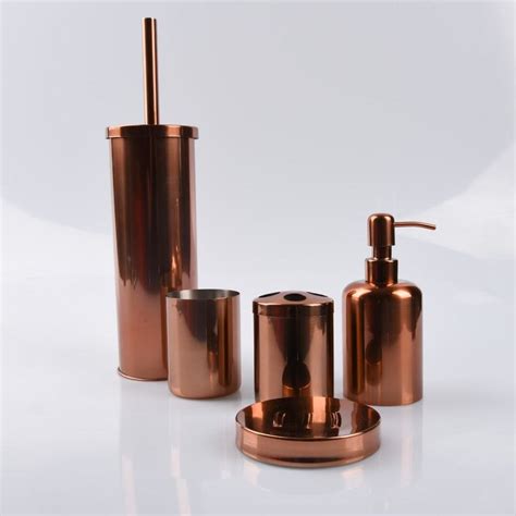 Besides good quality brands, you'll also find plenty of discounts when you shop for bathroom accessories rose during big sales. Rose Gold Bathroom Accessories