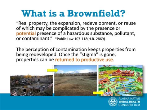 Ppt Brownfields Ancsa Contaminated Lands And What You Can Do