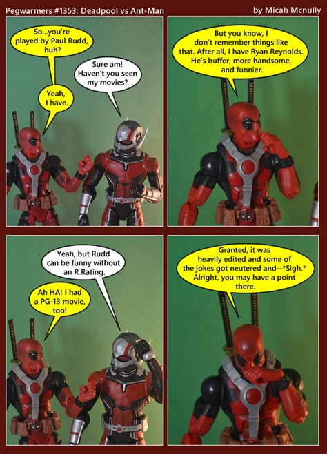 Pegwarmers 1353 Deadpool Vs Ant Man