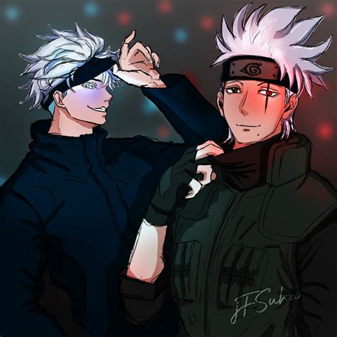 Kakashi And Gojo Anime Fanart On Behance