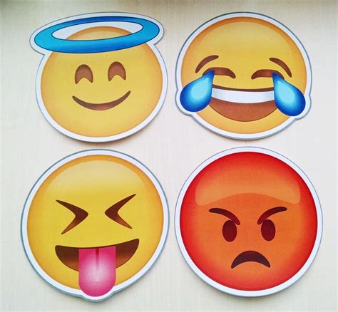 Kit 10 Plaquinhas Divertidas Emoji Carinhas Zap Zap R 1500 Em