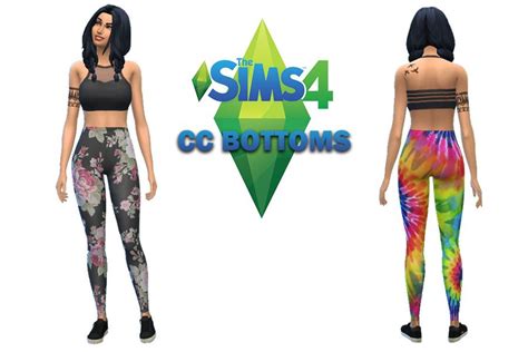 The Sims 4 Cc Bottoms Maxis Match Sims 4 Maxis Match Pants Set