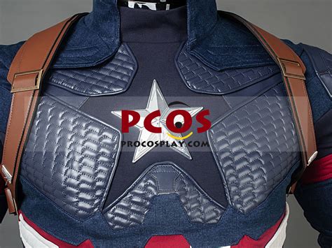 Ready To Ship Endgame Captain America Steve Rogers Cosplay Costume With