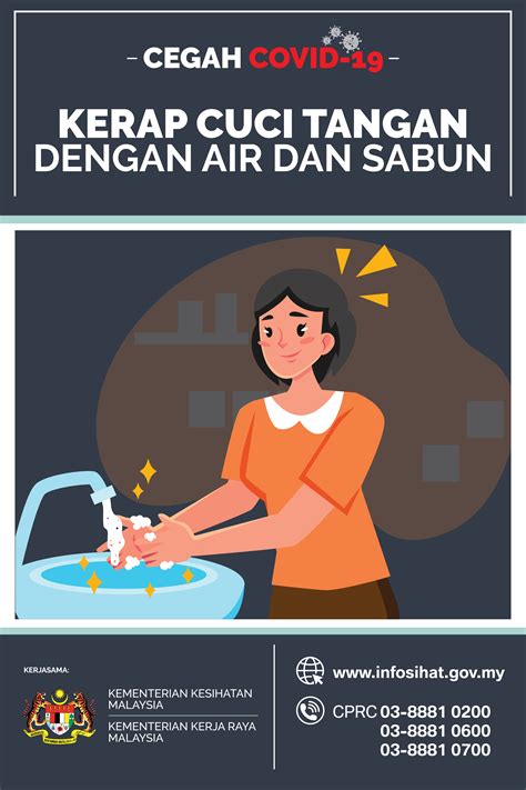 Jangan jadikan langkah kebersihan tangan ini sebagai sekadar cukup syarat sahaja. Cegah COVID-19 : Kerap Cuci Tangan Dengan Air Dan Sabun ...