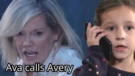 General Hospital Shocking Spoilers Ava Calls Avery In Panic Joss Finds