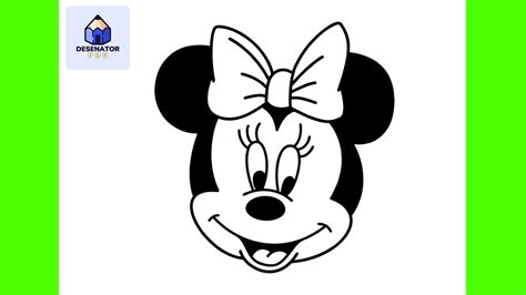 Cum Sa O Desenezi Pe Minnie Mouse Usor Pas Cu Pas Tutorial Pentru