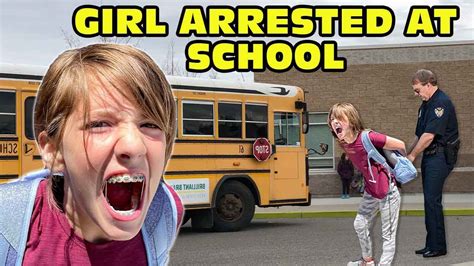 🤬girl temper tantrum🤬 arrested after school [original] youtube