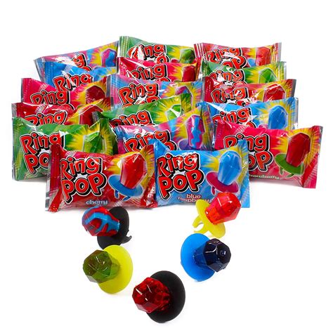 Ring Pop Lollipop Various Flavors 14g Usa Candy Factory