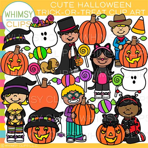 Trick Or Treat Clip Art Whimsy Clips