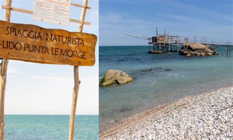 Sai Dove Si Trova In Abruzzo L Unica Spiaggia Naturista A Due Passi Da Un Trabocco