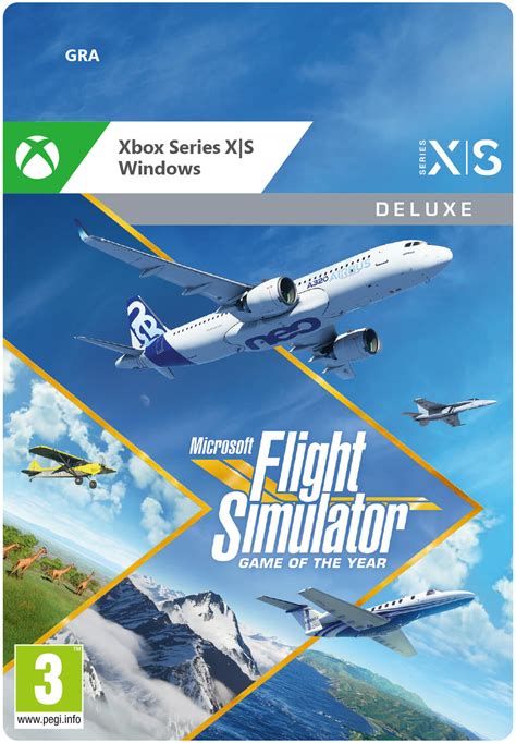 Microsoft Flight Simulator Deluxe Edition Xbox Series Xs Pc Sklep