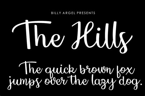 The Hills Font