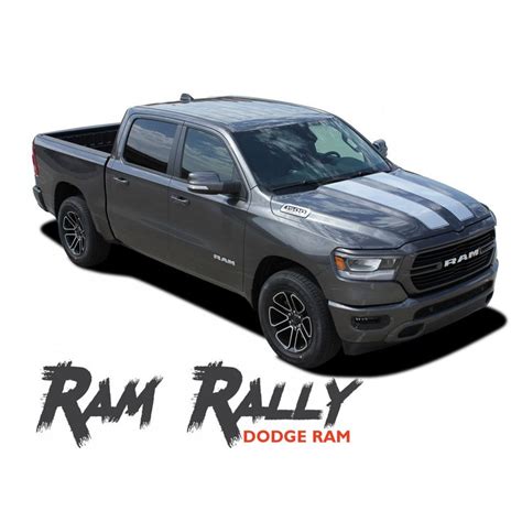 Dodge Ram Rally Hood Racing Stripes Rear Tailgate Accent Decals Vinyl