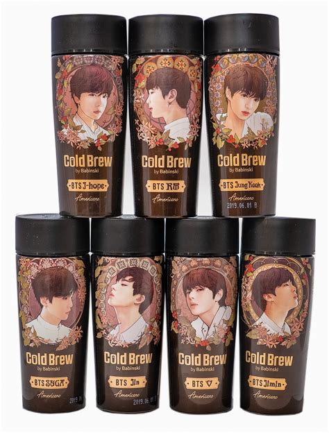 Tasting bts cold brew coffee w/ friends ♡. BTS Coffee Cold Brew BTS Edition 270ml x 7 (7 Pack ...