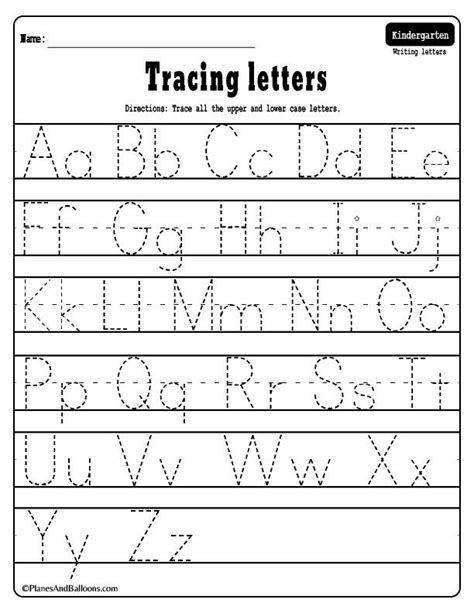 alphabet tracing worksheets    printable  alphabet