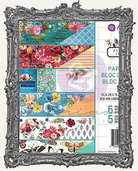 Prima Marketing Double Sided Paper Pad X Painted Floral