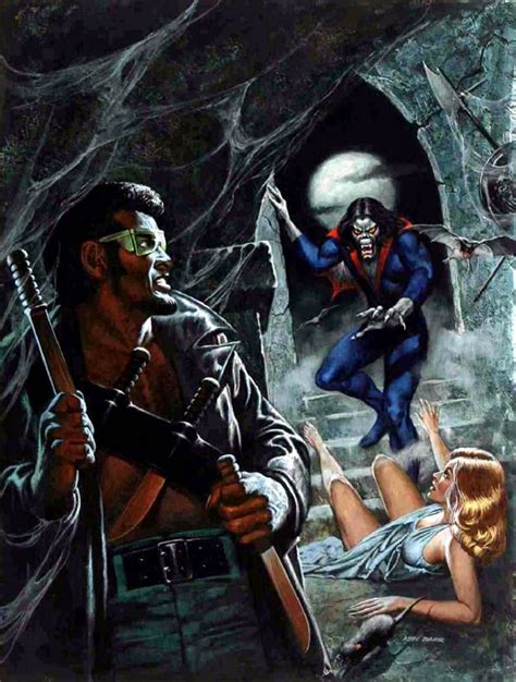 Blade Vs Morbius By Ken Barr Blade Marvel Marvel
