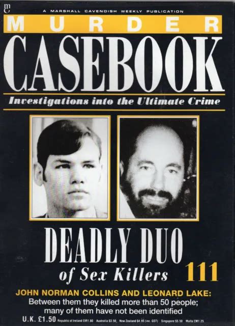 Murder Casebook 111 Deadly Duo Of Sex Killers John Norman Collins Leonard Lake 497 Picclick