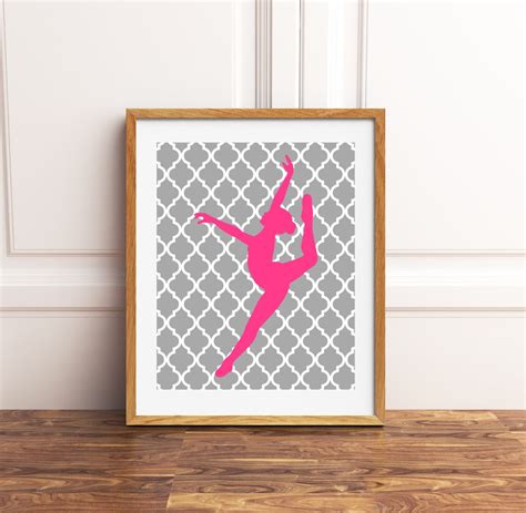 Dance Art Prints Girl Art Prints Dance Room Decor Dancer Etsy