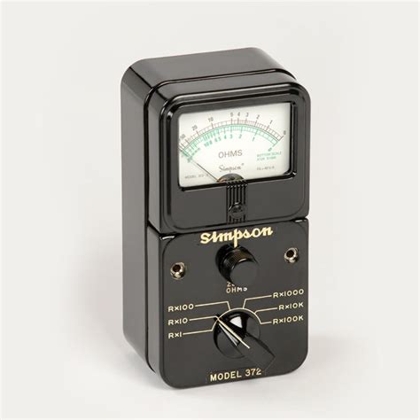 372 3 Ohmmeter Simpson Electric