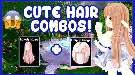 Cute Hair Combos In Royale High 💓 Youtube