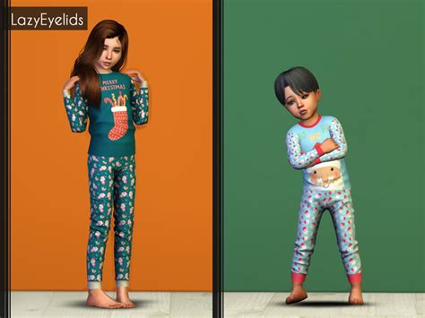 Sims 4 Cc Pajamas Set
