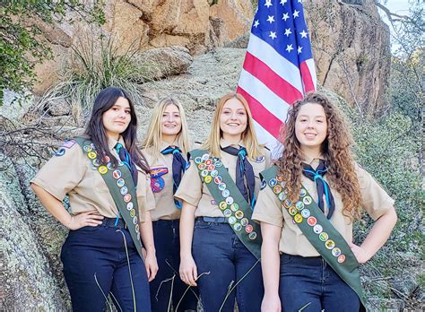 Prescott Girls Among First To Be Recognized As ‘eagle Scouts’ The Daily Courier Prescott Az