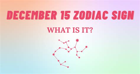 December 15 Zodiac Sign Explained So Syncd