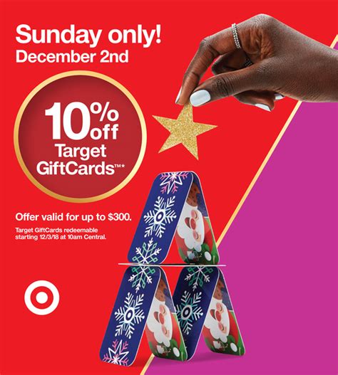 Skip to main search results. Confirmed! 10% Target Gift Card Discount Available Online and In-Store - Miles to Memories
