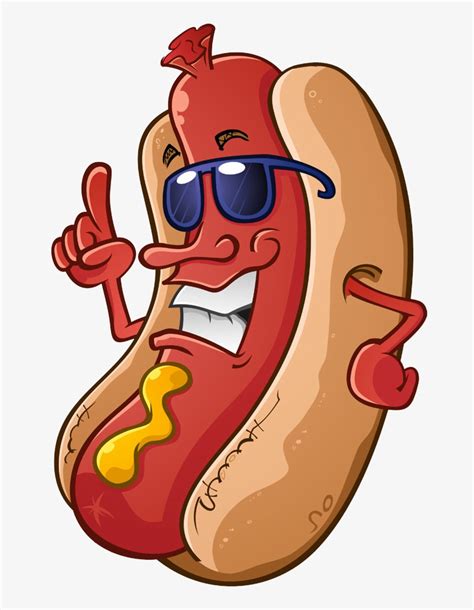 Hot Dog Cartoon Royalty Free Clip Art Hot Dog Cartoon