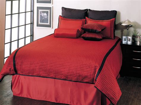 White and black comforter sets. City Circles 9 Piece Black/Red Queen Comforter Set | Home ...