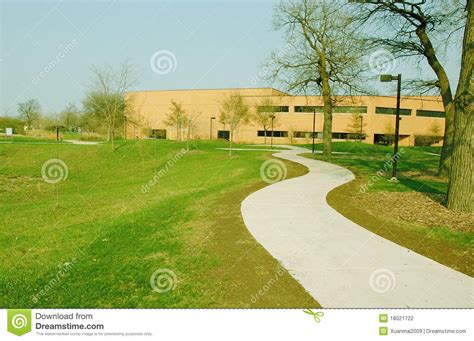 New Path Way In Campus Stock Photo Image Of Area Public 18021722