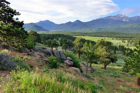 Gorgeous Rocky Mountains National Park High Alpine Scenery Colorado