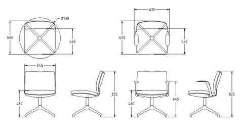 Autocad Office Furniture Blocks Plan View