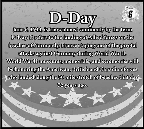 D Day June 6 1944 The Sealy News